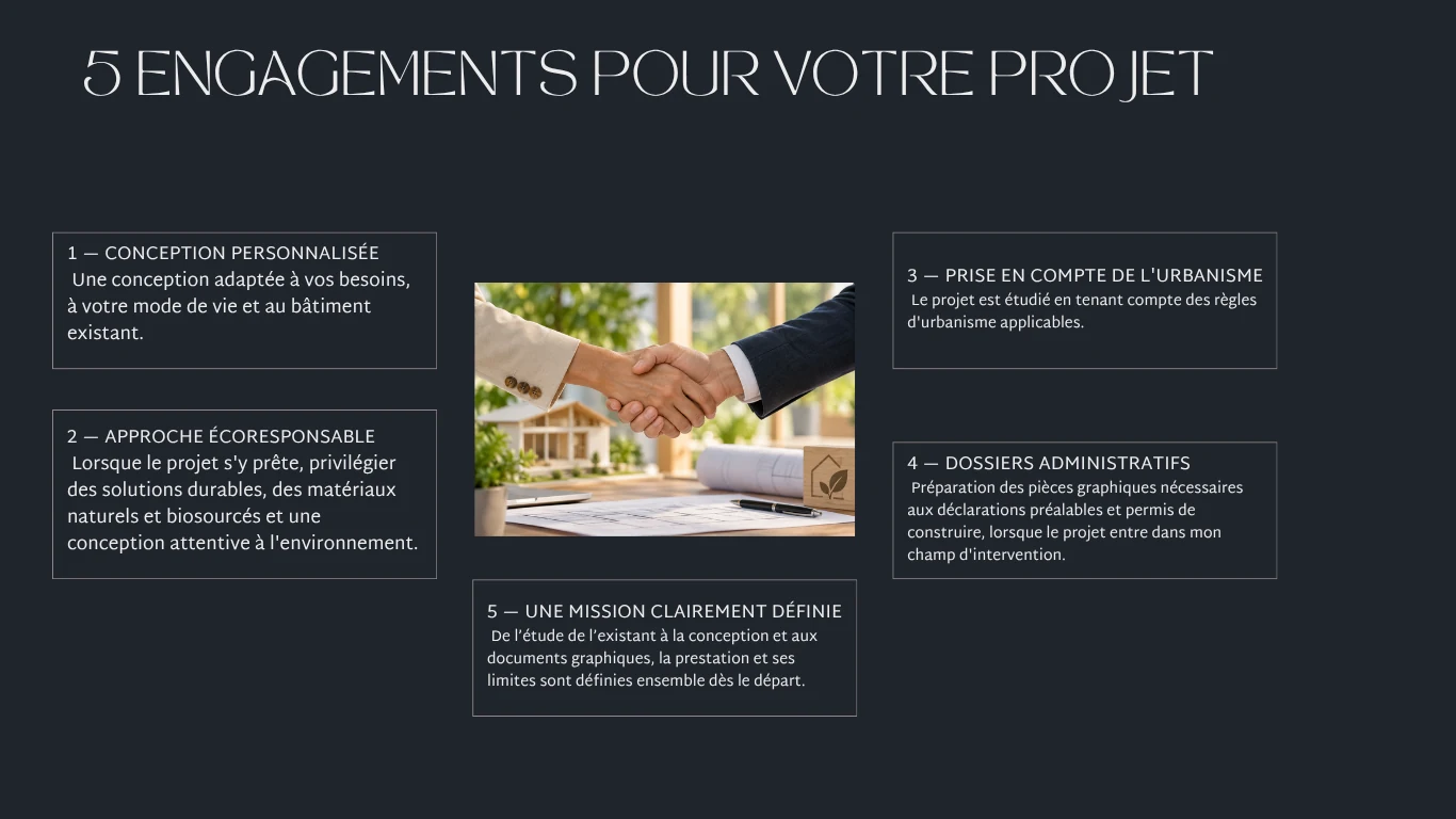 Cinq engagements pour votre projet